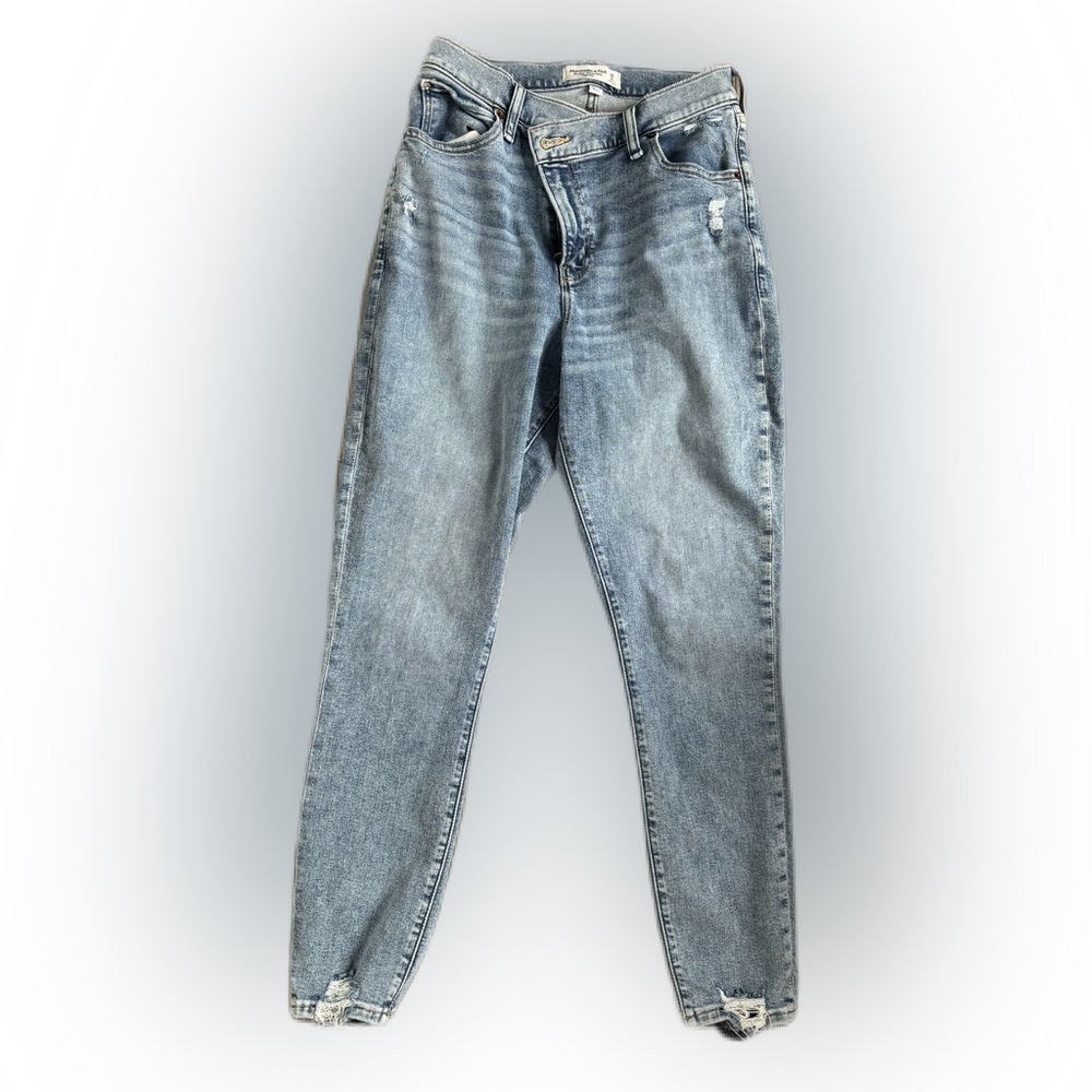 Abercrombie & Fitch Curve Love The Super Skinny Ankle High Rise Size 29 8R